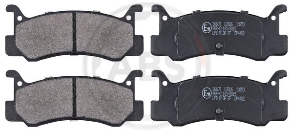 ABS Komplet kočionih obloga, disk-kočnica