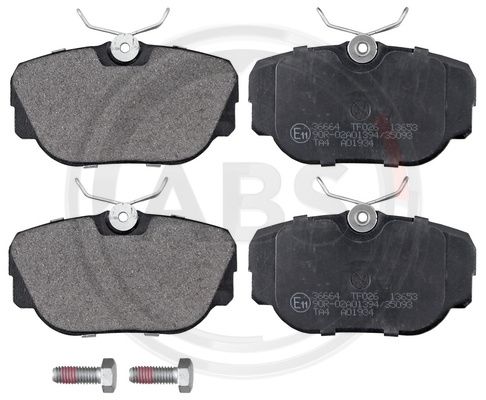 ABS Komplet kočionih obloga, disk-kočnica