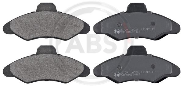 ABS Komplet kočionih obloga, disk-kočnica