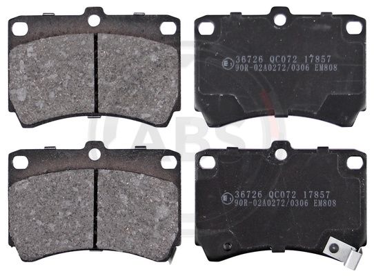 ABS Komplet kočionih obloga, disk-kočnica