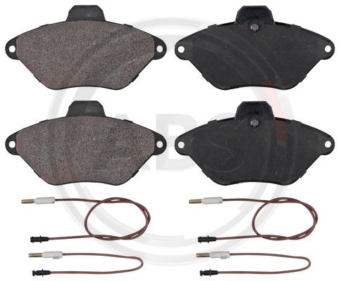 ABS Komplet kočionih obloga, disk-kočnica