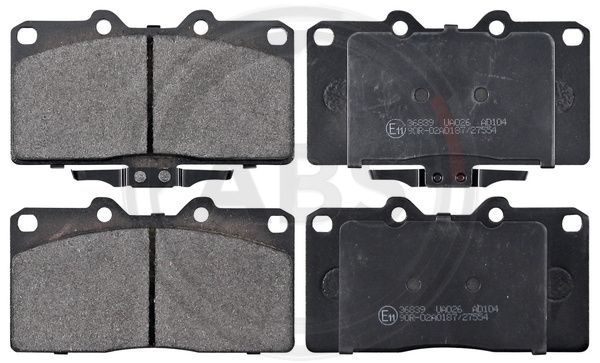 ABS Komplet kočionih obloga, disk-kočnica