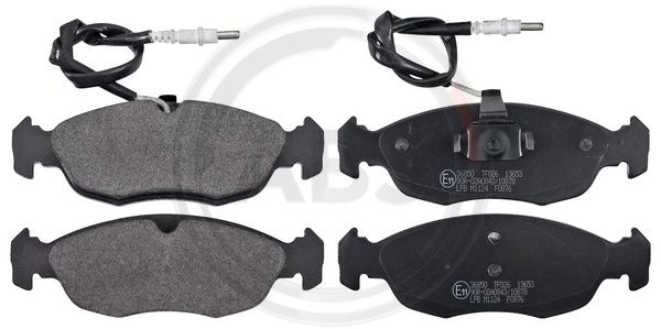 ABS Komplet kočionih obloga, disk-kočnica