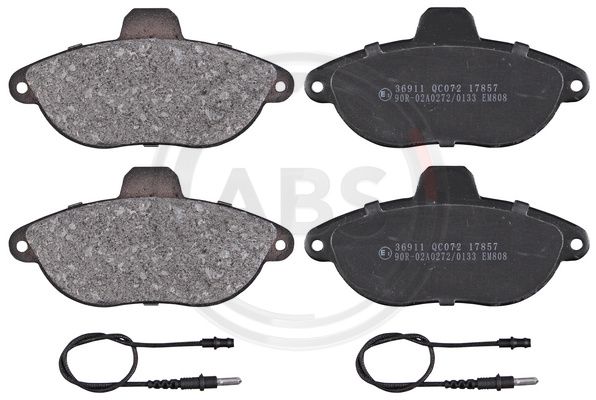 ABS Komplet kočionih obloga, disk-kočnica