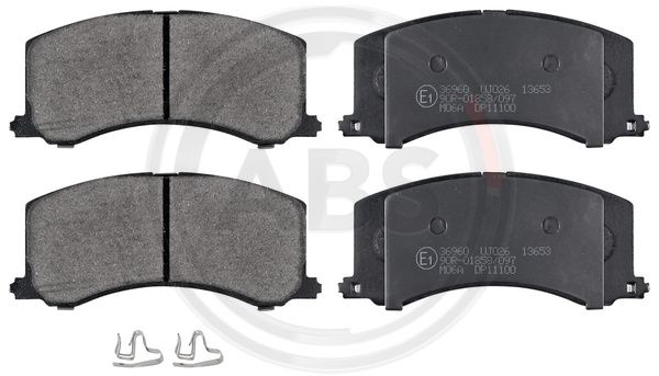 ABS Komplet kočionih obloga, disk-kočnica