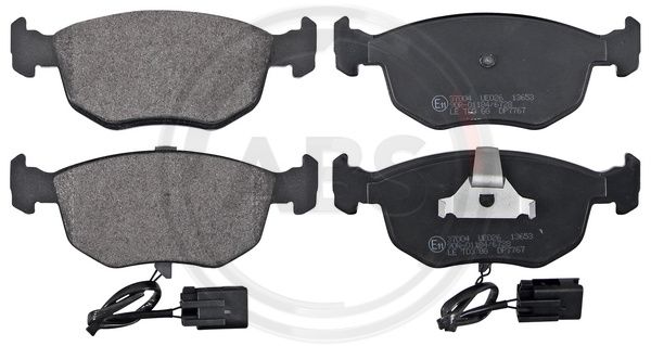 ABS Komplet kočionih obloga, disk-kočnica