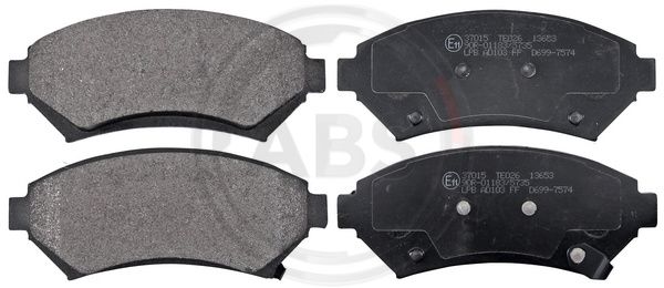 ABS Komplet kočionih obloga, disk-kočnica