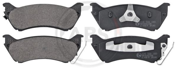 ABS Komplet kočionih obloga, disk-kočnica