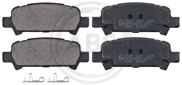 ABS Komplet kočionih obloga, disk-kočnica