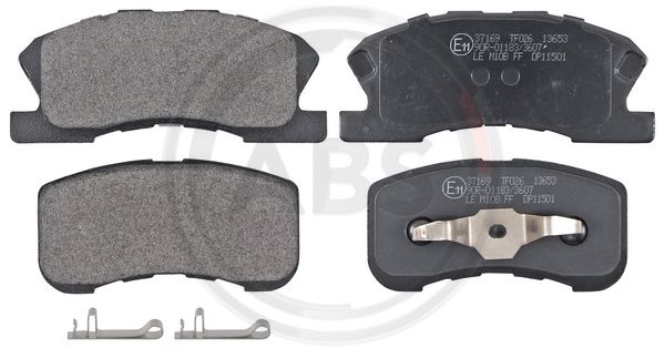 ABS Komplet kočionih obloga, disk-kočnica