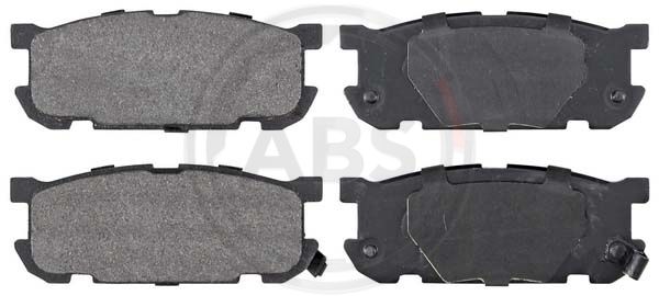 ABS Komplet kočionih obloga, disk-kočnica