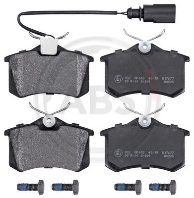 ABS Komplet kočionih obloga, disk-kočnica