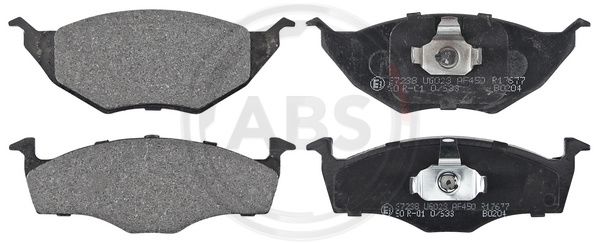 ABS Komplet kočionih obloga, disk-kočnica