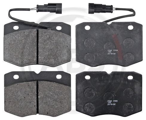 ABS Komplet kočionih obloga, disk-kočnica