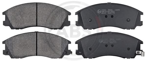 ABS Komplet kočionih obloga, disk-kočnica