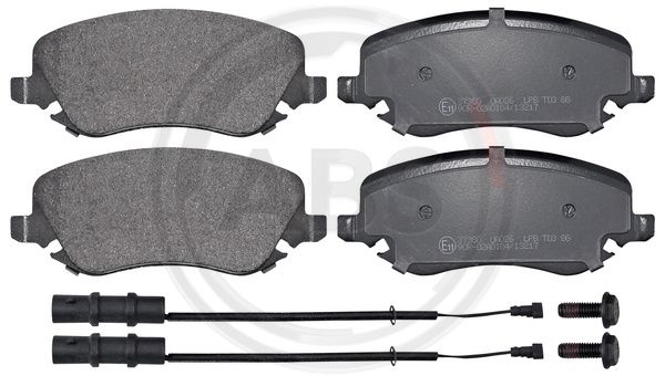 ABS Komplet kočionih obloga, disk-kočnica