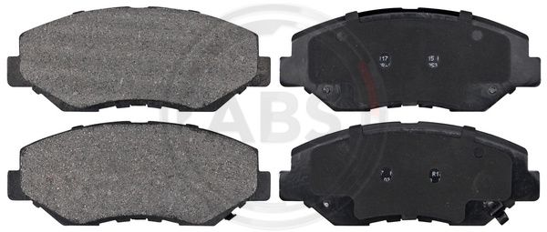 ABS Komplet kočionih obloga, disk-kočnica