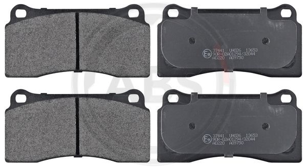 ABS Komplet kočionih obloga, disk-kočnica