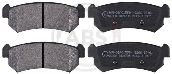 ABS Komplet kočionih obloga, disk-kočnica