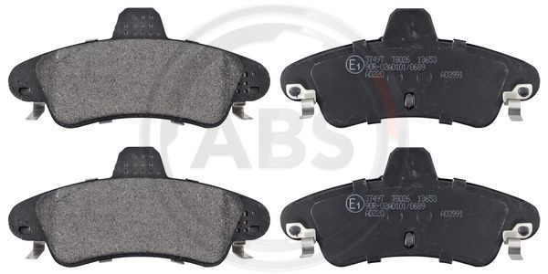 ABS Komplet kočionih obloga, disk-kočnica