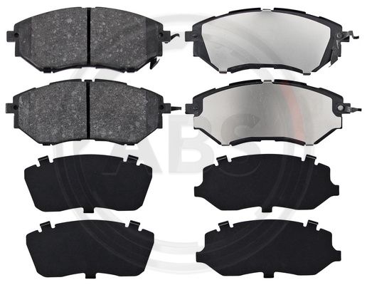 ABS Komplet kočionih obloga, disk-kočnica