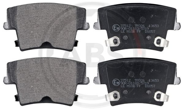 ABS Komplet kočionih obloga, disk-kočnica