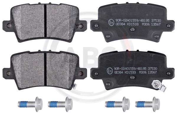 ABS Komplet kočionih obloga, disk-kočnica