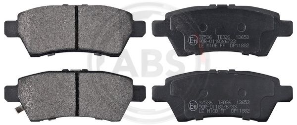 ABS Komplet kočionih obloga, disk-kočnica