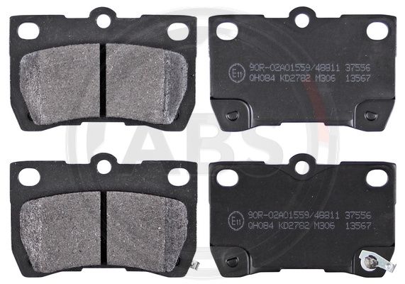 ABS Komplet kočionih obloga, disk-kočnica