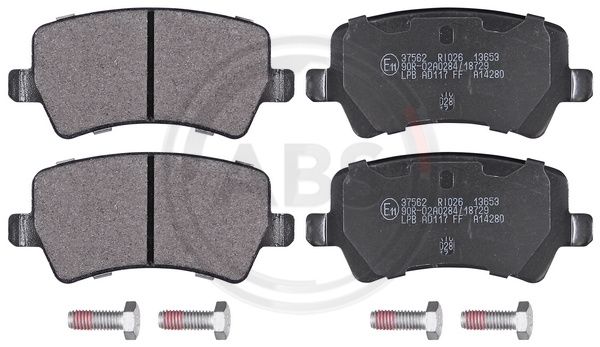 ABS Komplet kočionih obloga, disk-kočnica