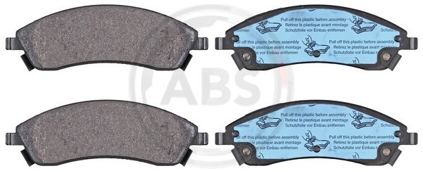 ABS Komplet kočionih obloga, disk-kočnica