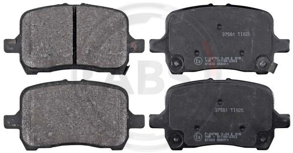 ABS Komplet kočionih obloga, disk-kočnica