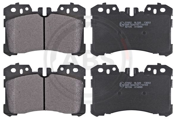 ABS Komplet kočionih obloga, disk-kočnica