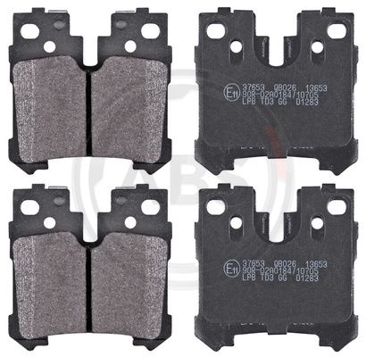 ABS Komplet kočionih obloga, disk-kočnica