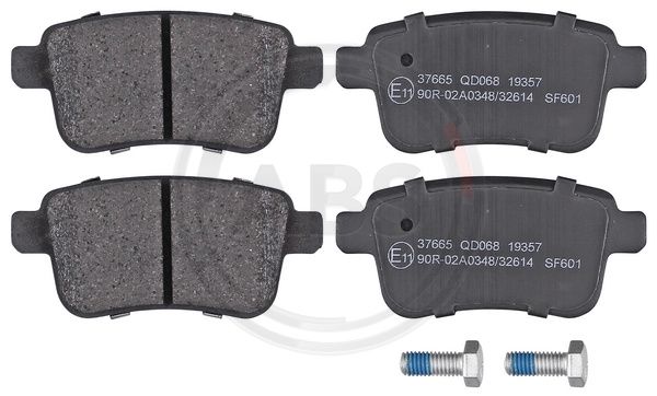 ABS Komplet kočionih obloga, disk-kočnica