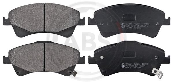 ABS Komplet kočionih obloga, disk-kočnica