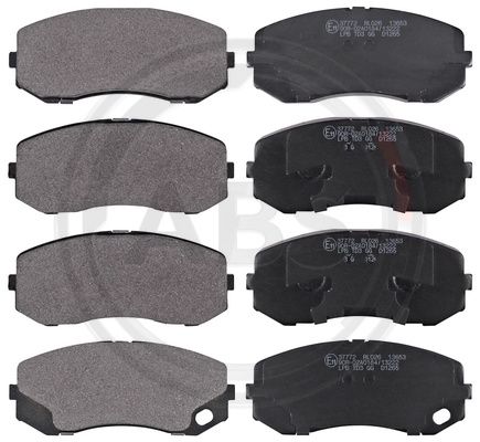 ABS Komplet kočionih obloga, disk-kočnica