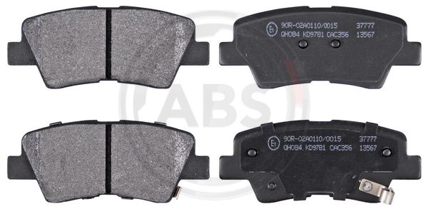 ABS Komplet kočionih obloga, disk-kočnica