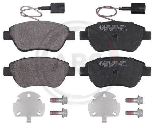 ABS Komplet kočionih obloga, disk-kočnica