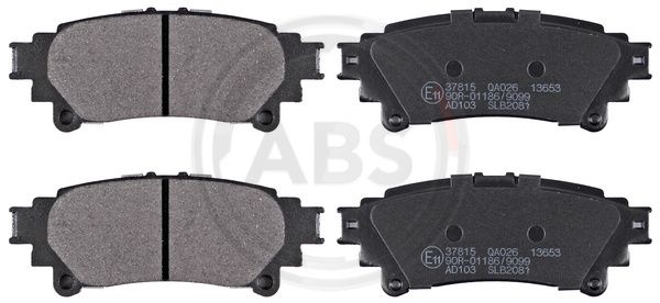 ABS Komplet kočionih obloga, disk-kočnica