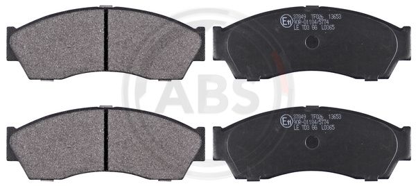 ABS Komplet kočionih obloga, disk-kočnica