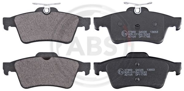 ABS Komplet kočionih obloga, disk-kočnica