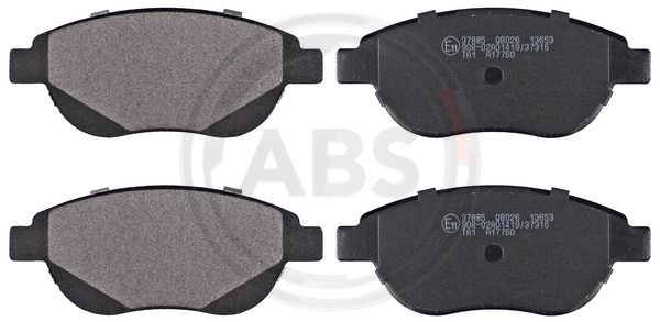 ABS Komplet kočionih obloga, disk-kočnica