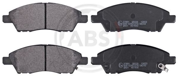 ABS Komplet kočionih obloga, disk-kočnica