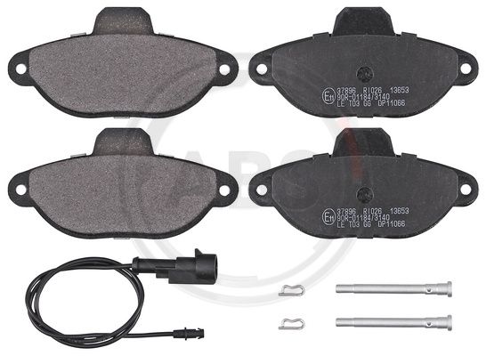 ABS Komplet kočionih obloga, disk-kočnica