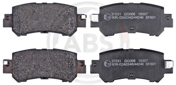 ABS Komplet kočionih obloga, disk-kočnica