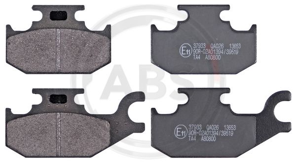 ABS Komplet kočionih obloga, disk-kočnica