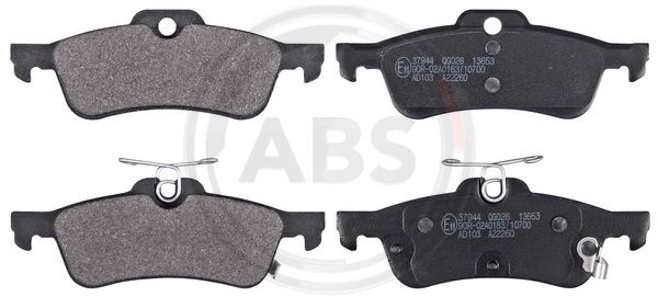 ABS Komplet kočionih obloga, disk-kočnica