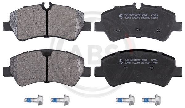 ABS Komplet kočionih obloga, disk-kočnica