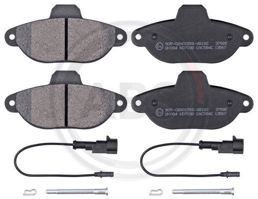 ABS Komplet kočionih obloga, disk-kočnica
